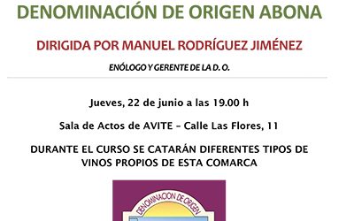 AVITE organiza una cata de vinos de la Denominación de Origen Abona