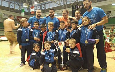 La Escuela Municipal de Lucha Canaria de Tegueste venció en la primera edición del Torneo Fundación CEPSA en categoría prebenjamín