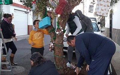 La Navidad llega a la Calle El Rejanero de El Socorro, de la mano de los vecinos