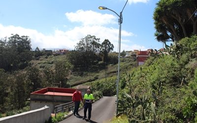 El Ayuntamiento de Tegueste finaliza la renovación y ampliación del alumbrado del barrio de La Padilla Alta