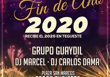 El Grupo Guaydil, Dj Marcel Glez y Dj Carlos Dama reciben al 2020 en la Villa de Tegueste
