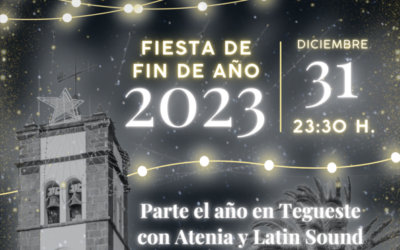 La plaza San Marcos, en Tegueste, acoge la gran fiesta de Fin de Año para partir el 2023