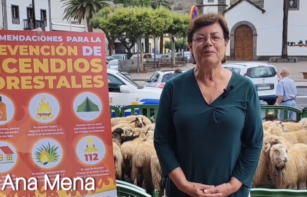 El Ayuntamiento de Tegueste presenta su campaña de prevención contra los incendios, con las ovejas como protagonistas